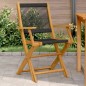 vidaXL Gartenstühle 2 Stk. Schwarz Massivholz Akazie und Polypropylen vidaXL Gartenstühle 2 Stk. Schwarz Massivholz Akazie und Polypropylen
