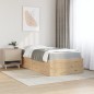 vidaXL Bett mit Matratze 100x200 cm Massivholz Kiefer vidaXL Bett mit Matratze 100x200 cm Massivholz Kiefer