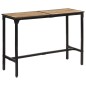 vidaXL Bartisch 150x55x107 cm Raues Massivholz Mango vidaXL Bartisch 150x55x107 cm Raues Massivholz Mango