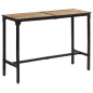 vidaXL Bartisch 150x55x107 cm Raues Massivholz Mango vidaXL Bartisch 150x55x107 cm Raues Massivholz Mango