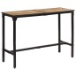 vidaXL Bartisch 150x55x107 cm Raues Massivholz Mango vidaXL Bartisch 150x55x107 cm Raues Massivholz Mango