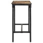 vidaXL Bartisch 150x55x107 cm Raues Massivholz Mango vidaXL Bartisch 150x55x107 cm Raues Massivholz Mango