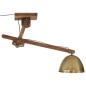 vidaXL Deckenleuchte 25 W Antik-Messing 105x30x65-108 cm E27 vidaXL Deckenleuchte 25 W Antik-Messing 105x30x65-108 cm E27