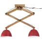 vidaXL Deckenleuchte 25 W Rot 29x18x85 cm E27 vidaXL Deckenleuchte 25 W Rot 29x18x85 cm E27
