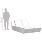vidaXL Doppel-Sonnenliege mit Auflagen Beige Poly Rattan vidaXL Doppel-Sonnenliege mit Auflagen Beige Poly Rattan