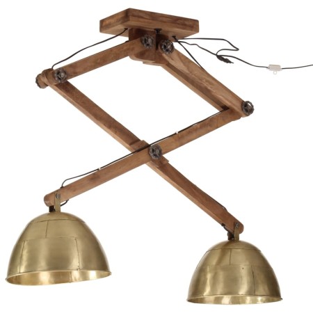 vidaXL Deckenleuchte 25 W Antik-Messing 29x18x85 cm E27