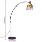vidaXL Stehleuchte 25 W Antik-Messing 150 cm E27 vidaXL Stehleuchte 25 W Antik-Messing 150 cm E27