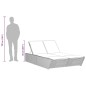 vidaXL Doppel-Sonnenliege mit Auflagen Braun Poly Rattan vidaXL Doppel-Sonnenliege mit Auflagen Braun Poly Rattan