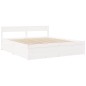 vidaXL Bett mit Schubladen und Matratze Weiß 200x200 cm Massivholz vidaXL Bett mit Schubladen und Matratze Weiß 200x200 cm Massivholz