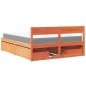 vidaXL Bett mit Schubladen und Matratze Wachsbraun 140x200 Massivholz vidaXL Bett mit Schubladen und Matratze Wachsbraun 140x200 Massivholz
