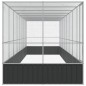 vidaXL Voliere mit Erweiterung Silbern 832x207x212 cm Stahl vidaXL Voliere mit Erweiterung Silbern 832x207x212 cm Stahl