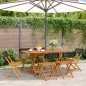 vidaXL Gartenstühle 6 Stk. Klappbar Schwarz Poly Rattan & Massivholz vidaXL Gartenstühle 6 Stk. Klappbar Schwarz Poly Rattan & Massivholz