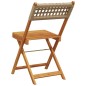 vidaXL Gartenstühle 4 Stk. Klappbar Beige Poly Rattan & Massivholz vidaXL Gartenstühle 4 Stk. Klappbar Beige Poly Rattan & Massivholz