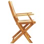 vidaXL Gartenstühle 6 Stk. Klappbar Beige Massivholz Akazie vidaXL Gartenstühle 6 Stk. Klappbar Beige Massivholz Akazie