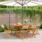 vidaXL Gartenstühle 6 Stk. Klappbar Beige Massivholz Akazie vidaXL Gartenstühle 6 Stk. Klappbar Beige Massivholz Akazie