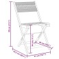 vidaXL Gartenstühle 6 Stk. Klappbar Beige Massivholz Akazie vidaXL Gartenstühle 6 Stk. Klappbar Beige Massivholz Akazie