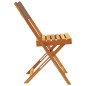 vidaXL Gartenstühle 8 Stk. Klappbar Anthrazit Stoff und Massivholz vidaXL Gartenstühle 8 Stk. Klappbar Anthrazit Stoff und Massivholz