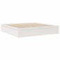 vidaXL Bett mit Matratze Weiß 200x200 cm Massivholz Kiefer vidaXL Bett mit Matratze Weiß 200x200 cm Massivholz Kiefer