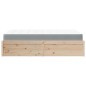 vidaXL Bett mit Matratze 120x200 cm Massivholz Kiefer vidaXL Bett mit Matratze 120x200 cm Massivholz Kiefer