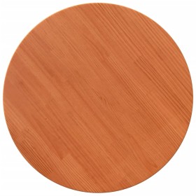 vidaXL Tischplatte Rund Wachsbraun Ø60x2,5 cm Massivholz Kiefer