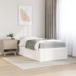 vidaXL Bett mit Matratze Weiß 90x190 cm Massivholz Kiefer vidaXL Bett mit Matratze Weiß 90x190 cm Massivholz Kiefer