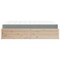 vidaXL Bett mit Matratze 160x200 cm Massivholz Kiefer vidaXL Bett mit Matratze 160x200 cm Massivholz Kiefer