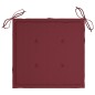 vidaXL Stapelbare Gartenstühle mit Kissen 4 Stk. Massivholz Teak vidaXL Stapelbare Gartenstühle mit Kissen 4 Stk. Massivholz Teak