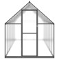 vidaXL Gewächshaus mit Fundamentrahmen Anthrazit 445x169x195 cm Alu vidaXL Gewächshaus mit Fundamentrahmen Anthrazit 445x169x195 cm Alu