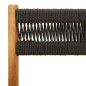 vidaXL 5-tlg. Garten-Essgruppe Polypropylen und Massivholz Schwarz vidaXL 5-tlg. Garten-Essgruppe Polypropylen und Massivholz Schwarz