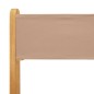 vidaXL 5-tlg. Garten-Essgruppe Stoff und Massivholz Taupe vidaXL 5-tlg. Garten-Essgruppe Stoff und Massivholz Taupe