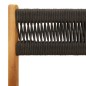 vidaXL 5-tlg. Garten-Essgruppe Polypropylen und Massivholz Schwarz vidaXL 5-tlg. Garten-Essgruppe Polypropylen und Massivholz Schwarz