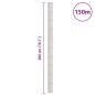 vidaXL Unkrautvlies Weiß 2x150 m PP vidaXL Unkrautvlies Weiß 2x150 m PP