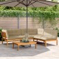 vidaXL 4-tlg. Garten-Sofagarnitur aus Paletten mit Kissen Akazienholz vidaXL 4-tlg. Garten-Sofagarnitur aus Paletten mit Kissen Akazienholz