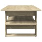 vidaXL Couchtisch Sonoma-Eiche 102x55x42 cm Holzwerkstoff vidaXL Couchtisch Sonoma-Eiche 102x55x42 cm Holzwerkstoff