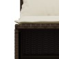 vidaXL 5-tlg. Garten-Sofagarnitur mit Kissen Braun Poly Rattan vidaXL 5-tlg. Garten-Sofagarnitur mit Kissen Braun Poly Rattan