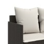 vidaXL 5-tlg. Garten-Sofagarnitur mit Kissen Braun Poly Rattan vidaXL 5-tlg. Garten-Sofagarnitur mit Kissen Braun Poly Rattan