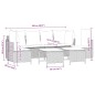 vidaXL 5-tlg. Garten-Sofagarnitur mit Kissen Braun Poly Rattan vidaXL 5-tlg. Garten-Sofagarnitur mit Kissen Braun Poly Rattan