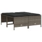 vidaXL 5-tlg. Garten-Sofagarnitur mit Kissen Grau Poly Rattan vidaXL 5-tlg. Garten-Sofagarnitur mit Kissen Grau Poly Rattan