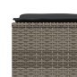 vidaXL 5-tlg. Garten-Sofagarnitur mit Kissen Grau Poly Rattan vidaXL 5-tlg. Garten-Sofagarnitur mit Kissen Grau Poly Rattan