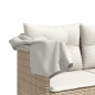vidaXL 5-tlg. Garten-Sofagarnitur mit Kissen Beige Poly Rattan vidaXL 5-tlg. Garten-Sofagarnitur mit Kissen Beige Poly Rattan