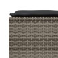 vidaXL 5-tlg. Garten-Sofagarnitur mit Kissen Grau Poly Rattan vidaXL 5-tlg. Garten-Sofagarnitur mit Kissen Grau Poly Rattan