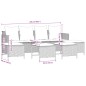 vidaXL 5-tlg. Garten-Sofagarnitur mit Kissen Grau Poly Rattan vidaXL 5-tlg. Garten-Sofagarnitur mit Kissen Grau Poly Rattan