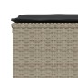 vidaXL 5-tlg. Garten-Sofagarnitur mit Kissen Hellgrau Poly Rattan vidaXL 5-tlg. Garten-Sofagarnitur mit Kissen Hellgrau Poly Rattan