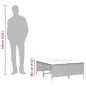 vidaXL 5-tlg. Garten-Sofagarnitur mit Kissen Hellgrau Poly Rattan vidaXL 5-tlg. Garten-Sofagarnitur mit Kissen Hellgrau Poly Rattan