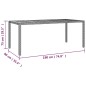 vidaXL 9-tlg. Garten-Essgruppe mit Kissen Grau Poly Rattan vidaXL 9-tlg. Garten-Essgruppe mit Kissen Grau Poly Rattan