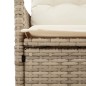 vidaXL 9-tlg. Garten-Essgruppe mit Kissen Beige Poly Rattan vidaXL 9-tlg. Garten-Essgruppe mit Kissen Beige Poly Rattan