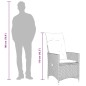 vidaXL 9-tlg. Garten-Essgruppe mit Kissen Braun Poly Rattan vidaXL 9-tlg. Garten-Essgruppe mit Kissen Braun Poly Rattan