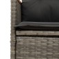 vidaXL 7-tlg. Garten-Essgruppe mit Kissen Grau Poly Rattan vidaXL 7-tlg. Garten-Essgruppe mit Kissen Grau Poly Rattan