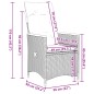 vidaXL 7-tlg. Garten-Essgruppe mit Kissen Grau Poly Rattan vidaXL 7-tlg. Garten-Essgruppe mit Kissen Grau Poly Rattan