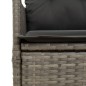 vidaXL 7-tlg. Garten-Essgruppe mit Kissen Grau Poly Rattan vidaXL 7-tlg. Garten-Essgruppe mit Kissen Grau Poly Rattan